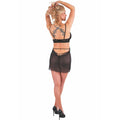 Livco Corsetti Fashion - Conjunto Orana Oazza Babydoll + Tanga Negra