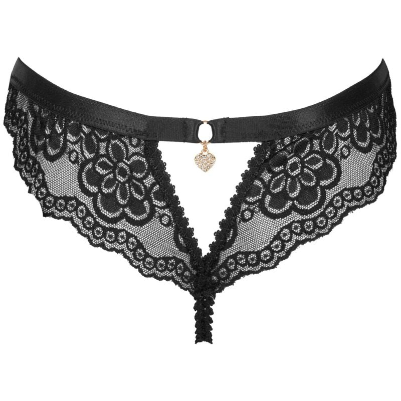 Livco Corsetti Fashion - Oksurin Panty Crotchless Preto