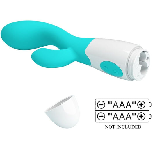 PRETTY LOVE - VIBRADOR PUNTO G BRILLANTE AGUA VERDE