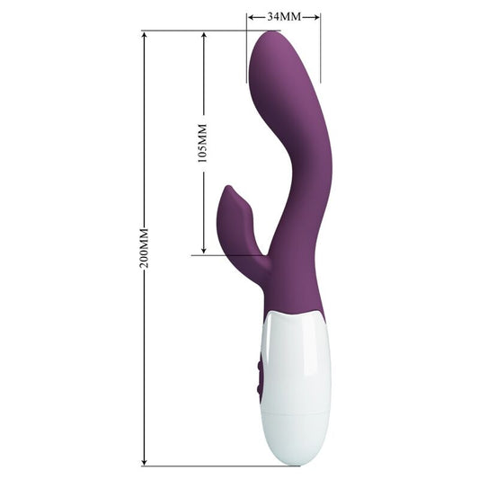 PRETTY LOVE - VIBRADOR DEL PUNTO G CON BRILLO PÚRPURA