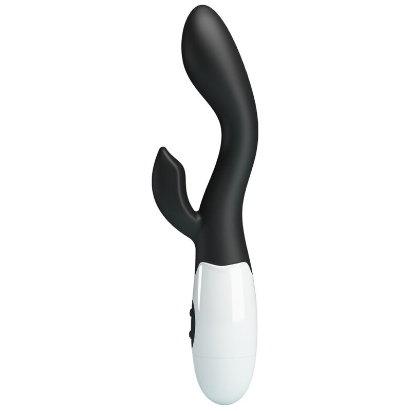 PRETTY LOVE - VIBRADOR DE PUNTO G NEGRO BRILLANTE
