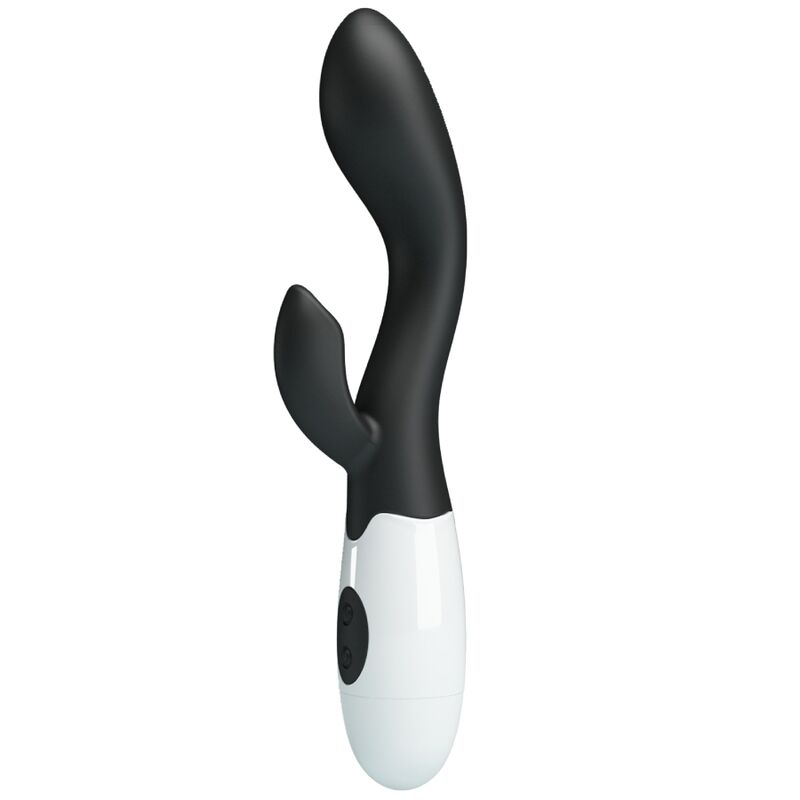 PRETTY LOVE - VIBRADOR DE PUNTO G NEGRO BRILLANTE