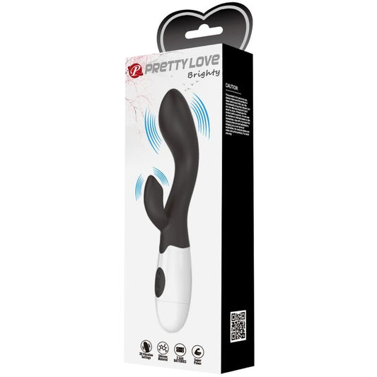 PRETTY LOVE - VIBRADOR DE PUNTO G NEGRO BRILLANTE