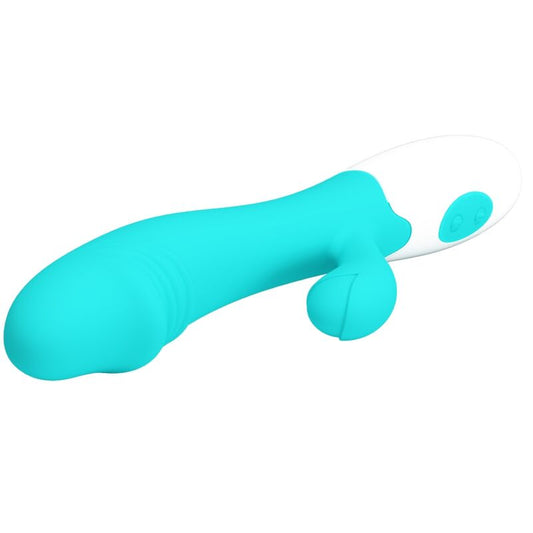 PRETTY LOVE - VIBRADOR DE PUNTO G RÁPIDO VERDE AGUA