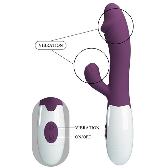 PRETTY LOVE - VIBRADOR PUNTO G PÚRPURA