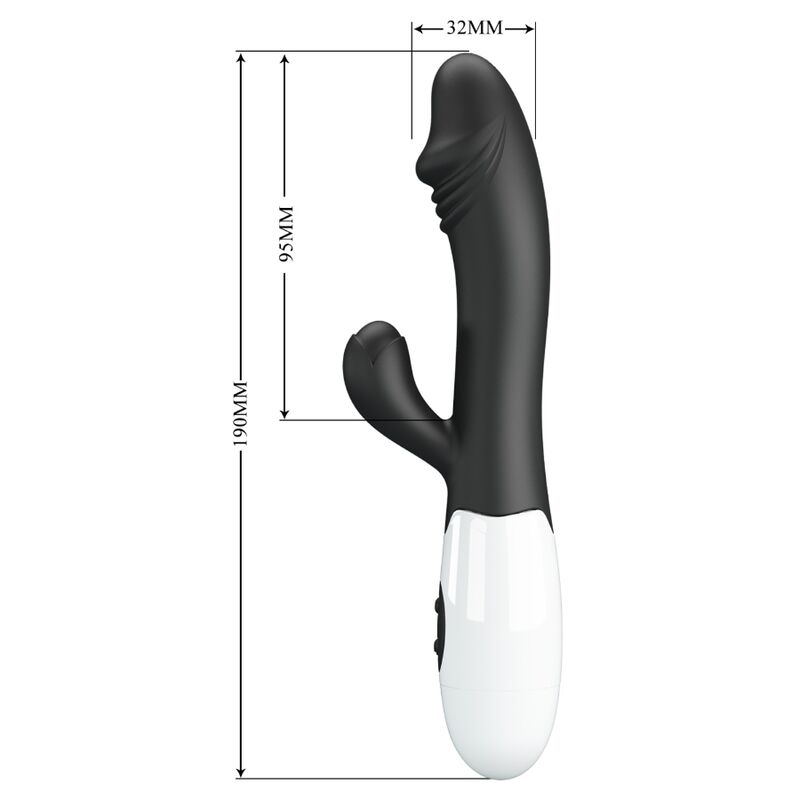 PRETTY LOVE - VIBRADOR NEGRO PARA EL PUNTO G