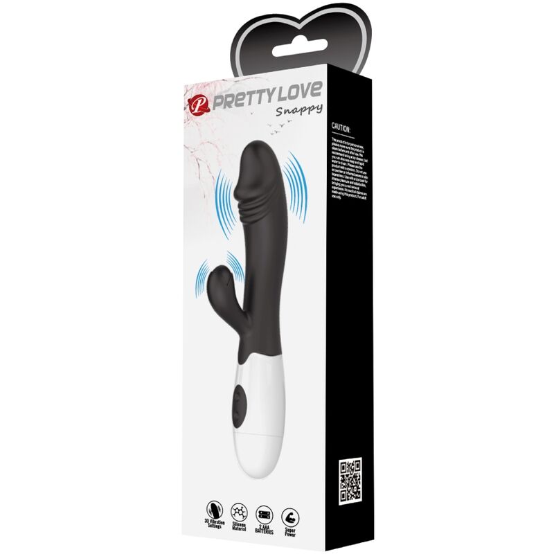 PRETTY LOVE - VIBRADOR NEGRO PARA EL PUNTO G