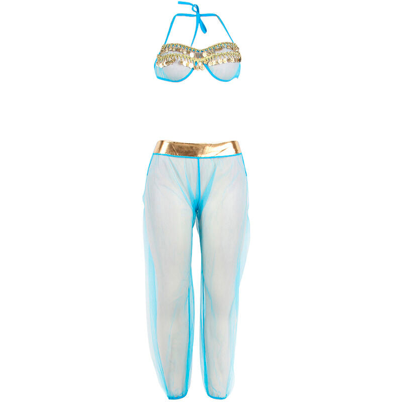 Subblime - Conjunto De Lingerie Azul Estilo India S/M
