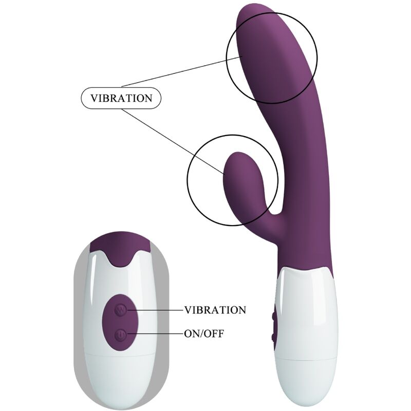 PRETTY LOVE - ALVIS PURPLE RABBIT AND G-SPOT VIBRATOR