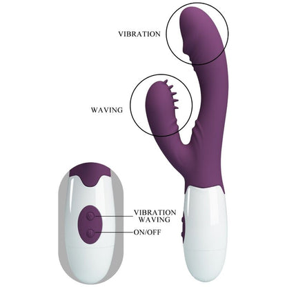 PRETTY LOVE - ANDRE RABBIT VIBRATOR AND PURPLE G-SPOT STIMULATOR