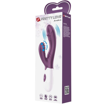 PRETTY LOVE - ANDRE RABBIT VIBRATOR AND PURPLE G-SPOT STIMULATOR