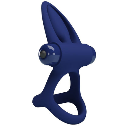 PRETTY LOVE - DOUBLE MAT RING WITH VIBRATION AND BLUE STIMULATOR
