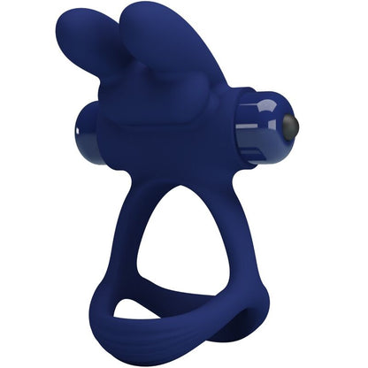 PRETTY LOVE - ANILLO VIBRADOR DOBLE FRANCISCO CONEJO AZUL
