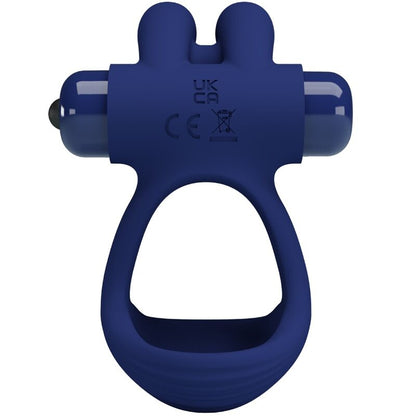 PRETTY LOVE - ANILLO VIBRADOR DOBLE FRANCISCO CONEJO AZUL