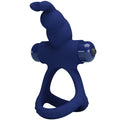 Pretty Love - Luchito Anel Vibrador Doble Conejo Azul