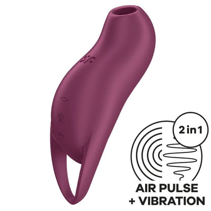 SATISFYER - ESTIMULADOR DE CLÍTORIS GARNET POCKET PRO 1