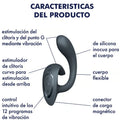 Satisfyer - G For Goddess 1 Coelho Vibrador Cinza Escuro