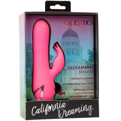 CALEXOTICS - SACRAMENTO SWEETIE PINK RABBIT VIBRATOR BY CALIFORNIA DREAMING