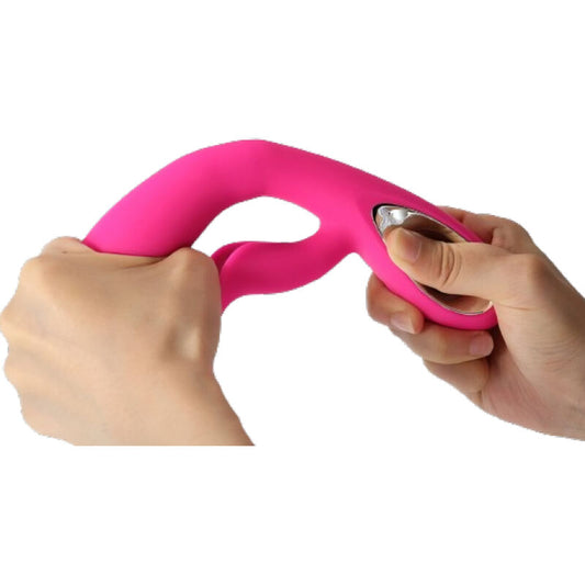 ARMONY - VIBRADOR DARO Y ESTIMULADOR DE ANILLO DE TIRO FUCSIA