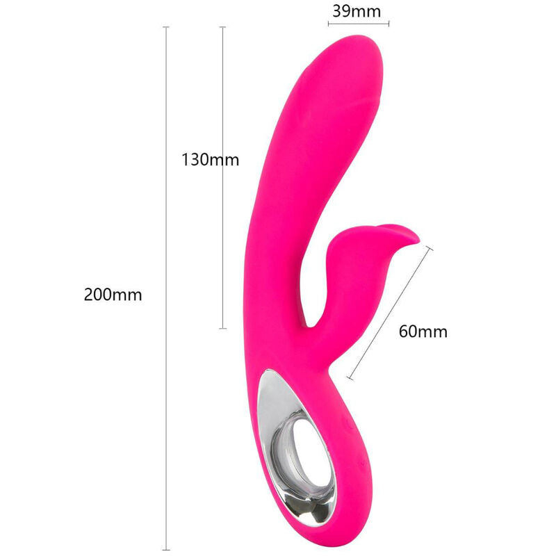 ARMONY - VIBRADOR DARO Y ESTIMULADOR DE ANILLO DE TIRO FUCSIA