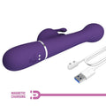Pretty Love - Dejon Vibrador Conejo 3 En 1 Multifunción Morado
