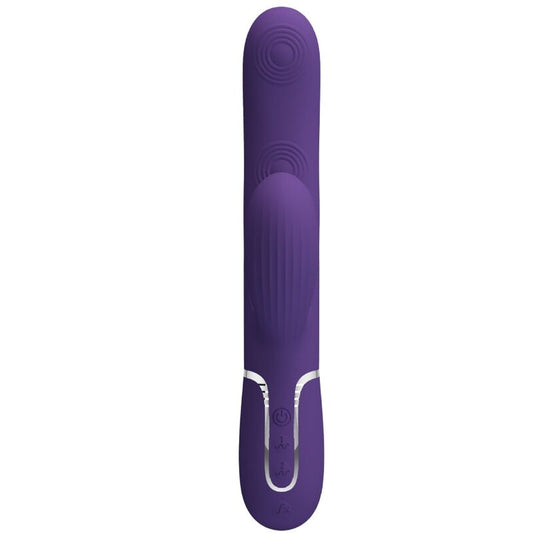 PRETTY LOVE - PERLITA 3-IN-1 MULTIFUNCTION PURPLE G-SPOT VIBRATOR