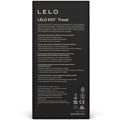 LELO - ESTIMULADOR DE CLÍTORIS DE VIAJE PUNTO MORADO