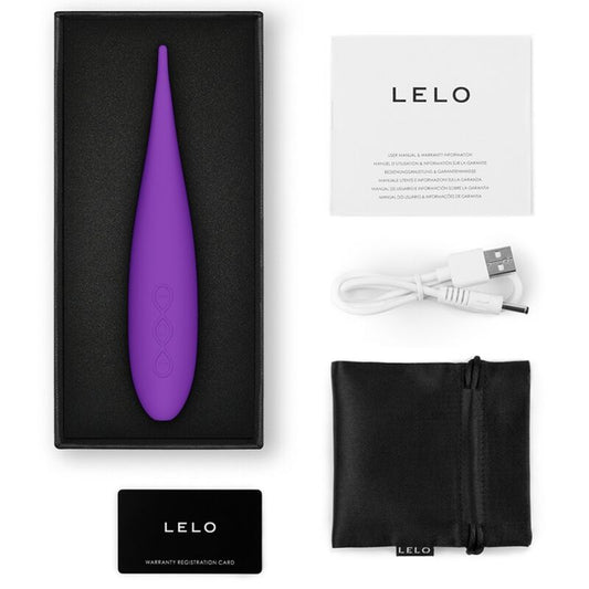 LELO - ESTIMULADOR DE CLÍTORIS DE VIAJE PUNTO MORADO