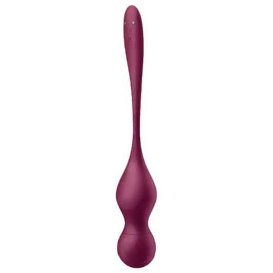 SATISFYER - LOVE BIRDS VARY BOLAS VIBRATORIAS APLICACIÓN GRATUITA VINO TINTO