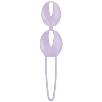 FUN FACTORY - SMARTBALLS DUO PELVIC BALLS WHITE / PASTEL PURPLE