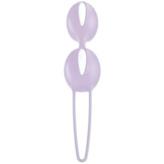 FUN FACTORY - SMARTBALLS DUO PELOTAS PÉLVICAS BLANCO / MORADO PASTEL
