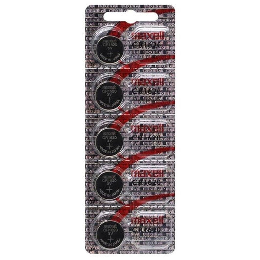 MAXELL - BATERÍA CR1620 3V 5UDS