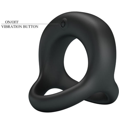 PRETTY LOVE - ANILLO VIBRADOR NEGRO ELLIOTT
