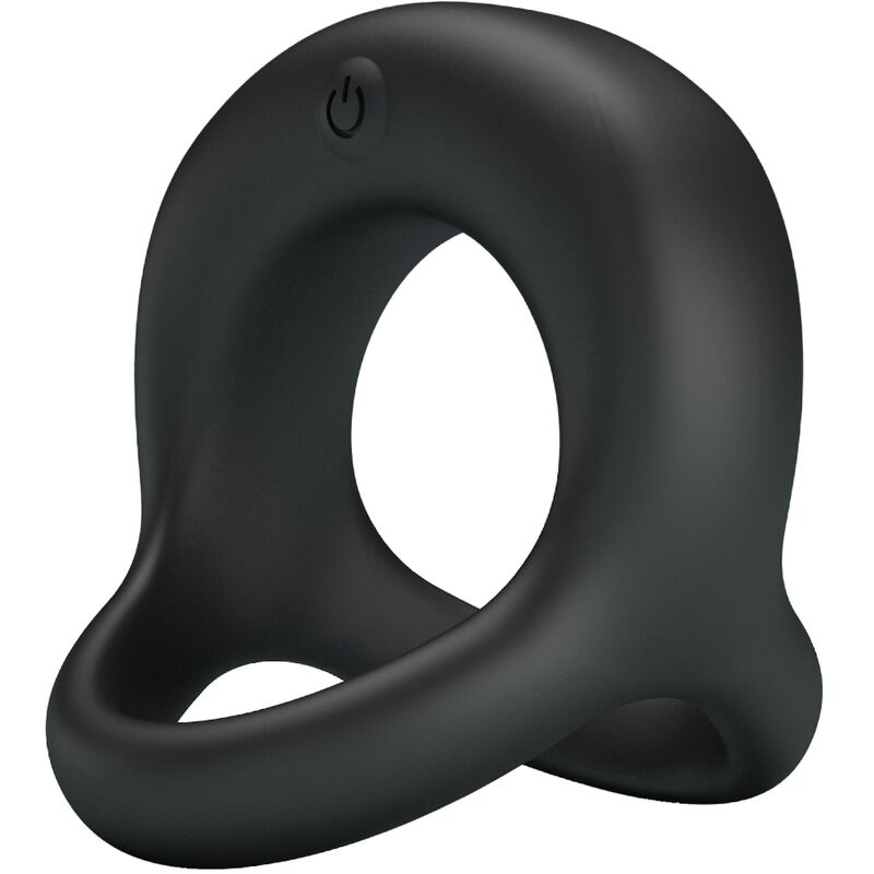 PRETTY LOVE - ANILLO VIBRADOR NEGRO ELLIOTT