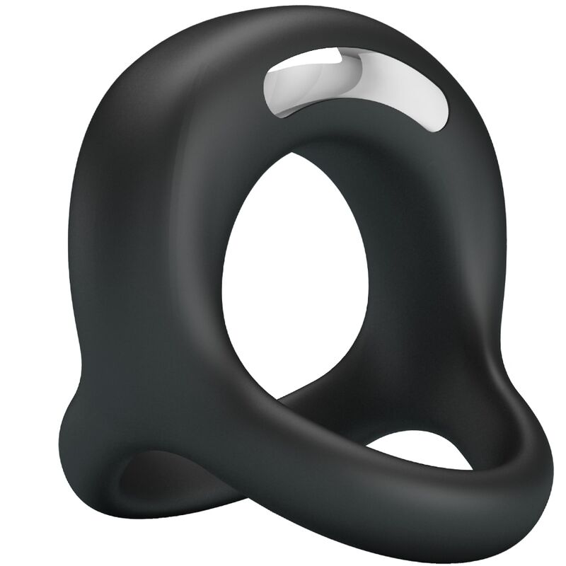 PRETTY LOVE - ANILLO VIBRADOR NEGRO ELLIOTT