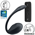 Satisfyer - Estimulador de punto G con pétalos acanalados Control remoto Negro Aplicación gratuita