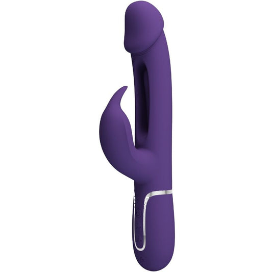 BEAUTIFUL LOVE - KAMPAS 3-IN-1 MULTIFUNCTION RABBIT VIBRATOR WITH VIOLET TONGUE