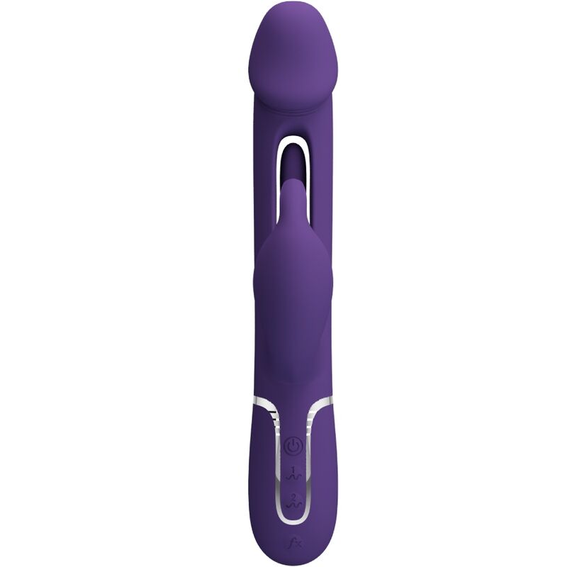AMOR HERMOSO - KAMPAS VIBRADOR CONEJO MULTIFUNCIÓN 3 EN 1 CON LENGUA VIOLETA