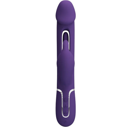 AMOR HERMOSO - KAMPAS VIBRADOR CONEJO MULTIFUNCIÓN 3 EN 1 CON LENGUA VIOLETA