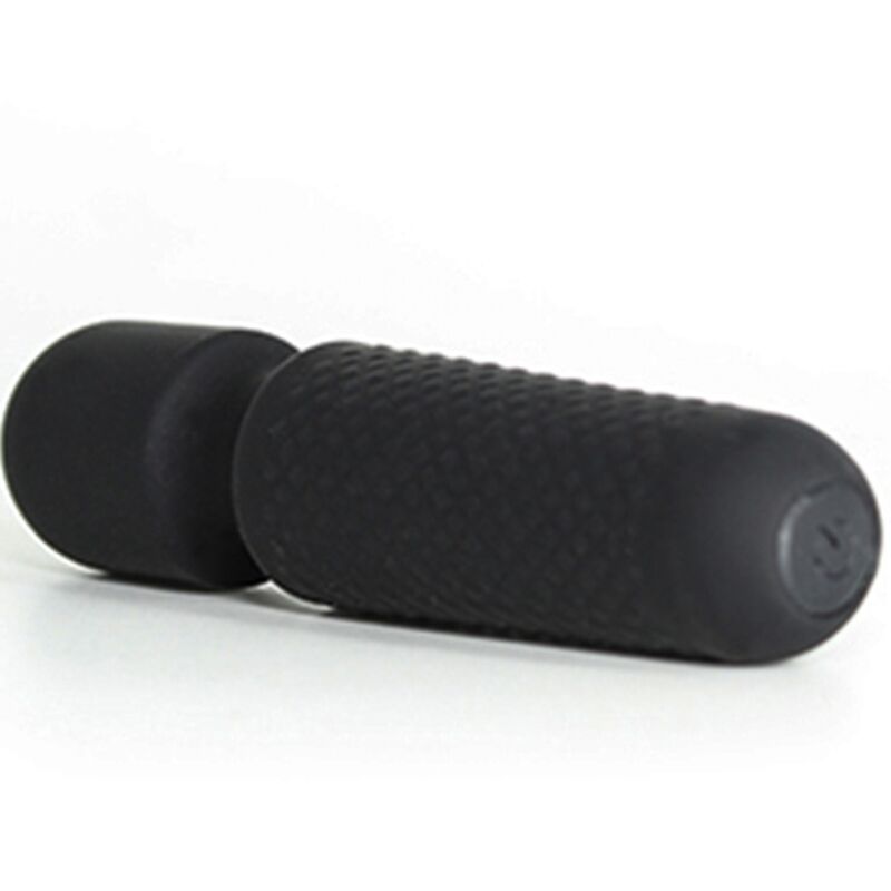ARMONY - TU MASAJEADOR MÁGICO Y VIBRADOR RECARGABLE 10 VIBRACIONES VARITA PUNTOS NEGRO