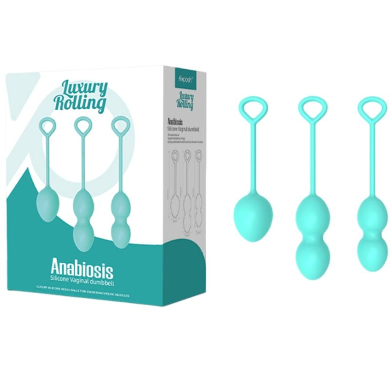 ARMONY - VAGINAL ANABIOSIS 3 LEVEL GREEN DUMBBELL