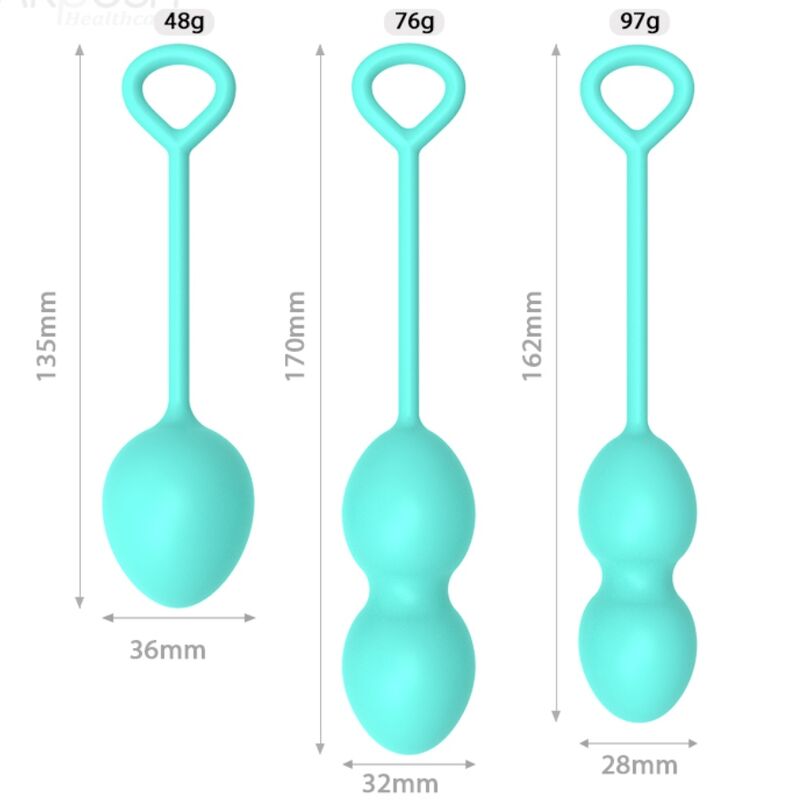 ARMONY - VAGINAL ANABIOSIS 3 LEVEL GREEN DUMBBELL