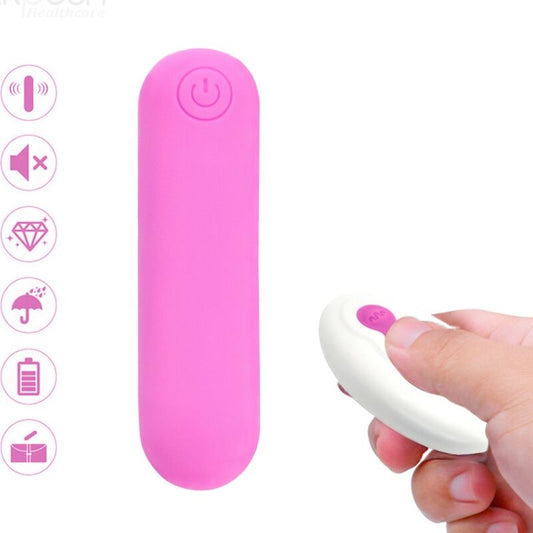 ARMONY - SPLASH JOLINE SILICONE BULLET VIBRATOR REMOTE CONTROL 10 VIBRATIONS 65 X 15 CM PINK