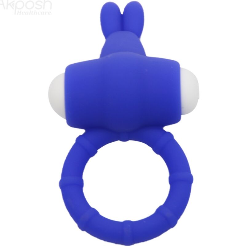 ARMONY - ANILLO VIBRADOR DE SILICONA AZUL MS BUNNY