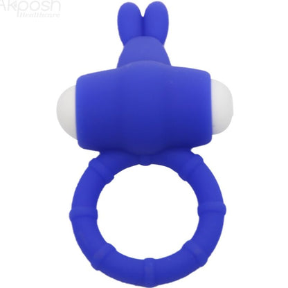 ARMONY - ANILLO VIBRADOR DE SILICONA AZUL MS BUNNY