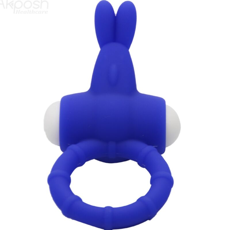 ARMONY - ANILLO VIBRADOR DE SILICONA AZUL MS BUNNY
