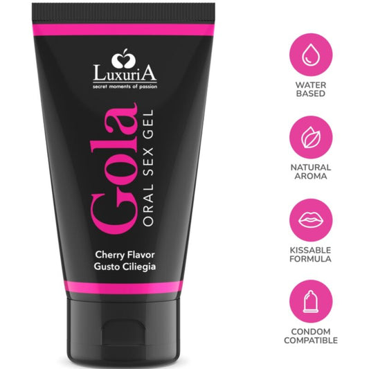 INTIMATELINE LUXURIA - GEL PARA SEXO ORAL SABOR A CEREZA 50 ML