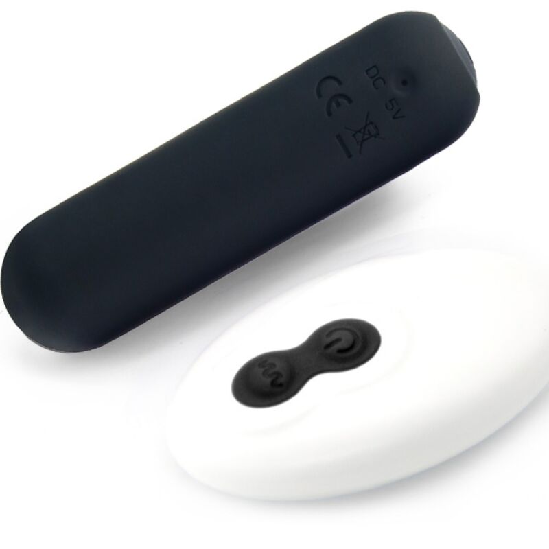 ARMONY - SPLASH JOIE BULLET VIBRATOR SILICONE REMOTE CONTROL 10 VIBRATIONS 75 X 19 CM BLACK