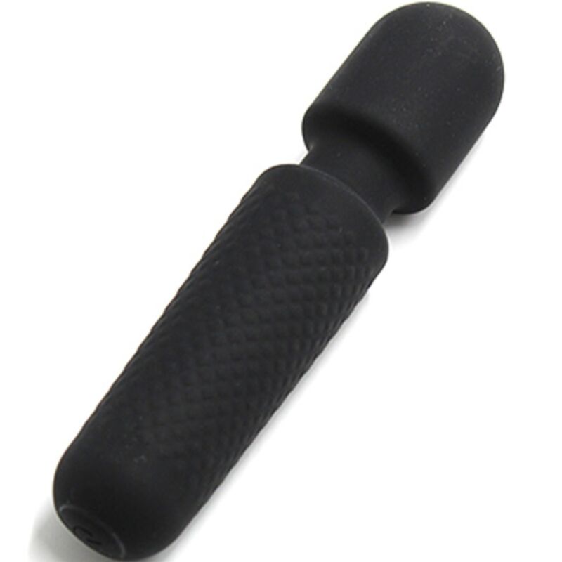ARMONY - TU MASAJEADOR MÁGICO Y VIBRADOR RECARGABLE 10 VIBRACIONES VARITA PUNTOS NEGRO