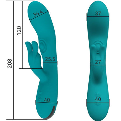 ARMONY - DANCING BUNNY RABBIT VIBRATOR 10 SPEEDS GREEN